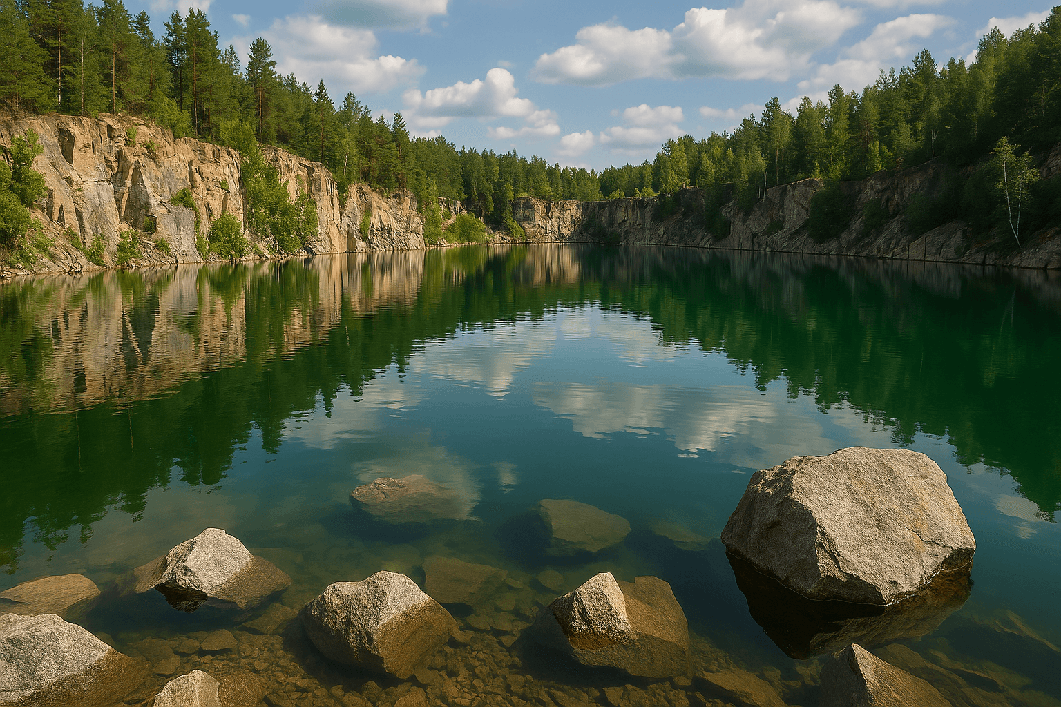 Розвідка нового дайв-сайту. Кар’єр біля Малина
