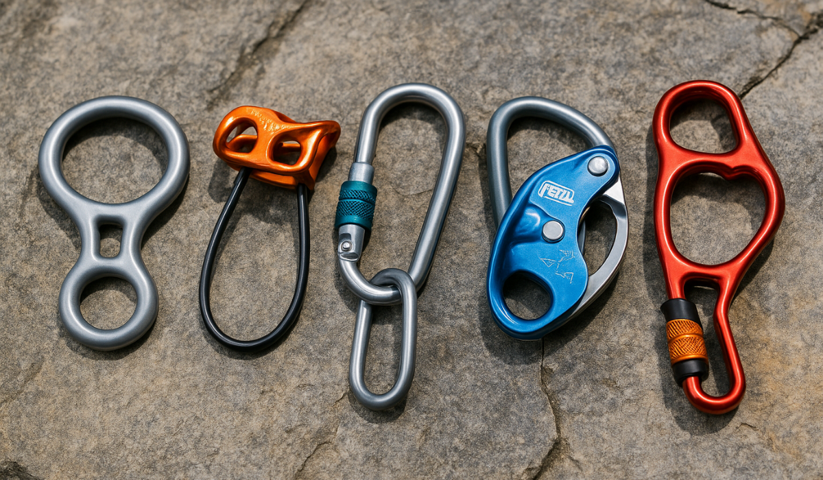 Види спускових і страхувальних пристроїв як обрати для безпечного сходження