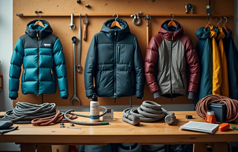 Міжсезонний сервіс спорядження пухмембрани, мотузки, страховки, регулятори