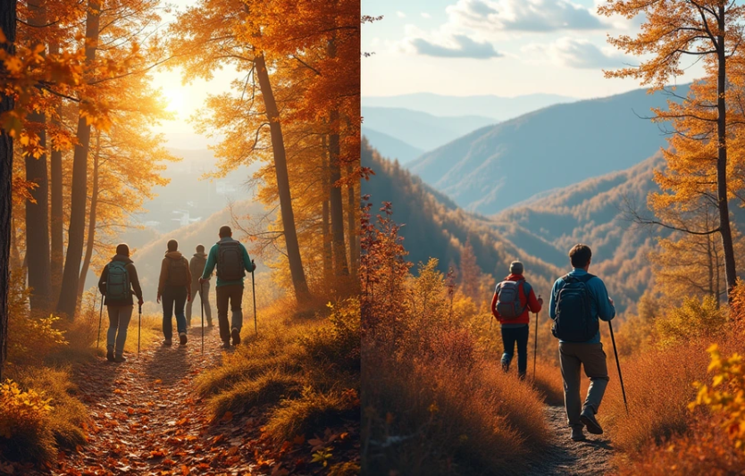 Осінні одноденні маршрути біля Києва та Львова Голосіївський НПП і Сколівські Бескиди