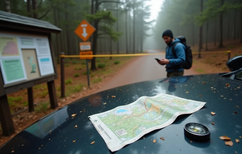 Карти й попередження де перевіряти стежкизакриття перед виходом 