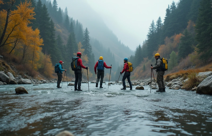 Осінні броди як безпечно переходити річки 