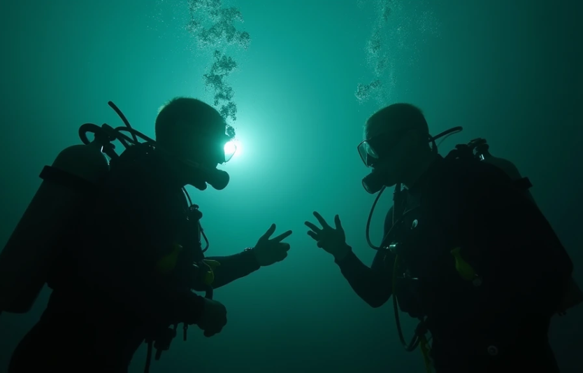 Нічні занурення восени світло, резерв і комунікація